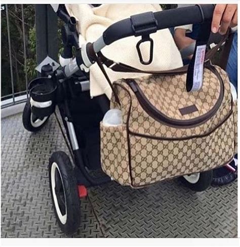 fake gucci nappy bag